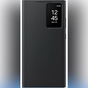 Samsung Galaxy S24 Ultra S-View Wallet Phone Case - Black